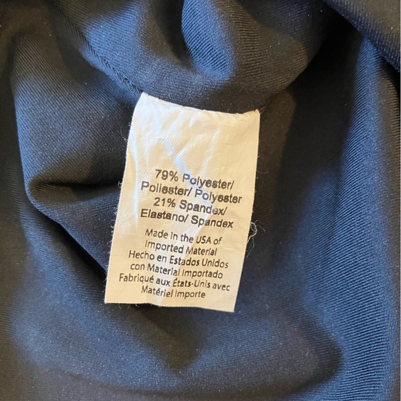 Beyond Yoga Black Leggings with Laser Cut Mesh Detail - Picture 7 of 7